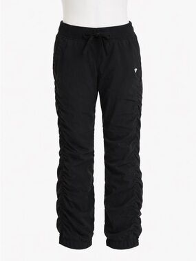 Size 12 ivivva Girls Dance Studio Style Ruched Jogger Pants Athletic Black